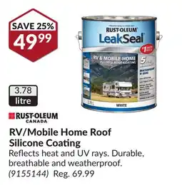Princess Auto RV/Mobile Home Roof Silicone Coating offer