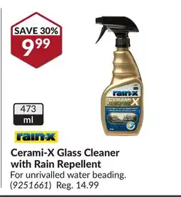 Princess Auto Cerami-X Glass Cleaner with Rain Repellent offer
