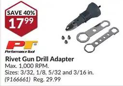 Princess Auto Rivet Gun Drill Adapter offer