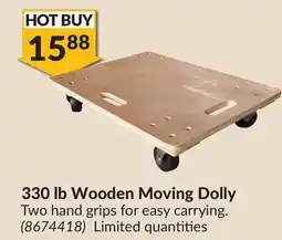 Princess Auto 330 lb Wooden Moving Dolly offer