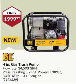 Princess Auto 4 in. Gas Trash Pump offer