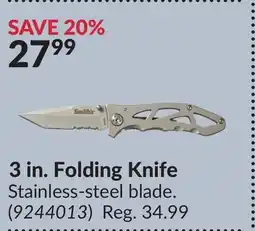 Princess Auto 3 in. Folding Knife offer