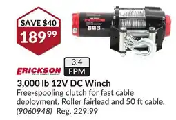 Princess Auto 3,000 lb 12V DC Winch offer