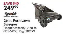 Princess Auto 26 in. Push Lawn Sweeper offer
