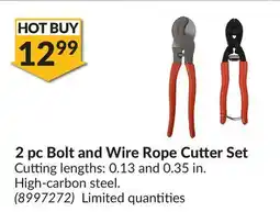 Princess Auto 2 pc Bolt and Wire Rope Cutter Set offer
