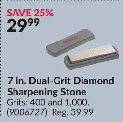 Princess Auto 7 in. Dual-Grit Diamond Sharpening Stone offer