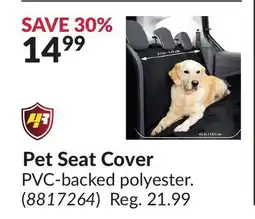 Princess Auto Pet Seat Cover offer