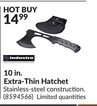 Princess Auto 10 in. Extra-Thin Hatchet offer