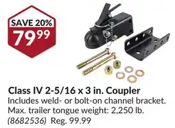 Princess Auto Class IV 2-5/16 x 3 in. Coupler offer