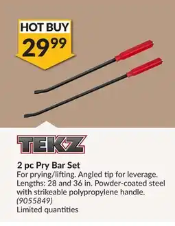Princess Auto 2 pc Pry Bar offer