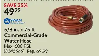 Princess Auto 5 in. x 75 ft Commercial-Grade Water Hose offer