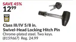 Princess Auto Class III/IV 5/8 in. Swivel-Head Locking Hitch Pin offer