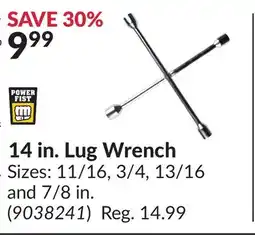 Princess Auto 14 in. Lug Wrench offer