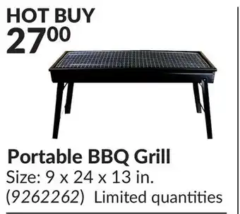 Princess Auto Portable BBQ Grill offer