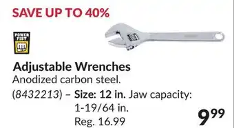 Princess Auto Adjustable Wrenches offer