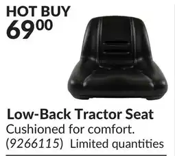 Princess Auto Low-Back Tractor Seat offer
