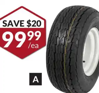 Princess Auto 20.5 x 8.00-10 Trailer Tire Assemblies offer