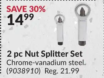 Princess Auto 2 pc Nut Splitter Set offer