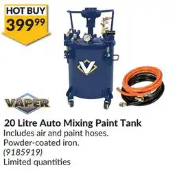 Princess Auto 20 Litre Auto Mixing Paint Tank offer