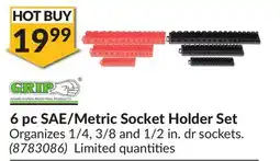 Princess Auto 6 pc SAE/Metric Socket Holder Set offer