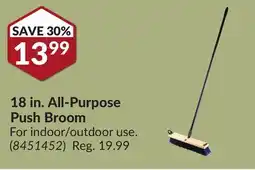Princess Auto 18 in. All-Purpose Push Broom offer