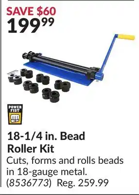 Princess Auto 18-1/4 in. Bead Roller Kit offer