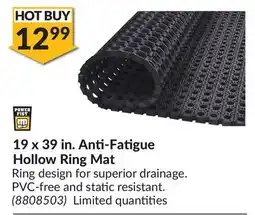 Princess Auto Power Fist 19 x 39 in. Anti-Fatigue Hollow Ring Mat offer