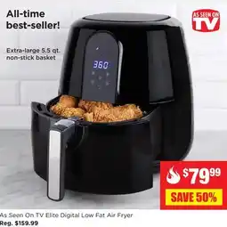 Kitchen Stuff Plus As Seen On TV Elite Digital Low Fat Air Fryer offer