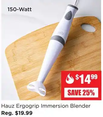Kitchen Stuff Plus Hauz Ergogrip Immersion Blender offer