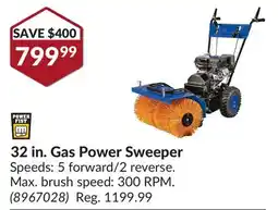 Princess Auto 32 in. Gas Power Sweeper offer
