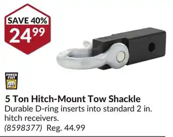 Princess Auto 5 Ton Hitch-Mount Tow Shackle offer