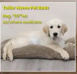 Fabricland Tailor Home Pet Beds offer