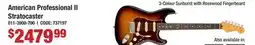 Long & McQuade Fender American Professional II Stratocaster, Rosewood Fingerboard - 3-Colour Sunburst offer