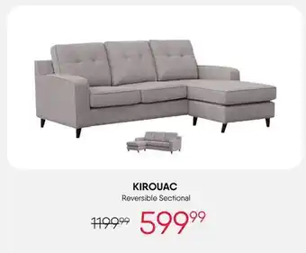 Meubles RD KIROUAC Reversible Sectional offer