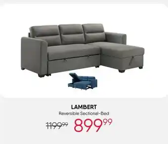 Meubles RD LAMBERT Reversible Sectional-Bed offer