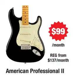 Long & McQuade Fender American Professional II Strat or Tele offer