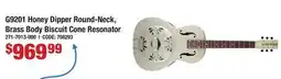 Long & McQuade Gretsch Guitars G9201 Honey Dipper Round-Neck, Brass Body Biscuit Cone Resonator Guitar - Shed Roof Finish offer