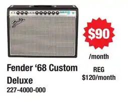Long & McQuade Fender '68 Custom Deluxe offer