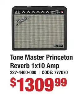 Long & McQuade Fender Tone Master Princeton Reverb Combo Amplifier offer