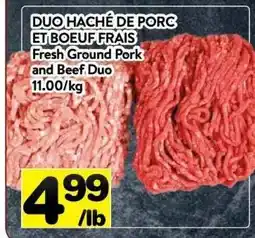 Supermarché PA Fresh Ground Pork and Beef Duo offer