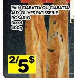 Supermarché PA Bread offer