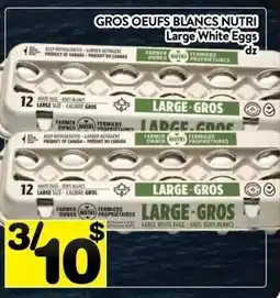 Supermarché PA Large White Eggs offer