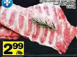Supermarché PA Fresh Pork Spareribs offer