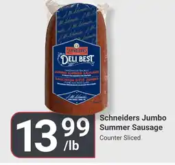 Di Pietro Schneiders Jumbo Summer Sausage offer