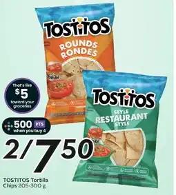 Sobeys TOSTITOS Tortilla Chips 205-300 g offer