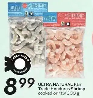 Sobeys ULTRA NATURAL Fair Trade Honduras Shrimp offer