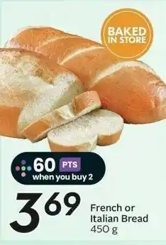 Sobeys French or Italian Bread 450 g offer