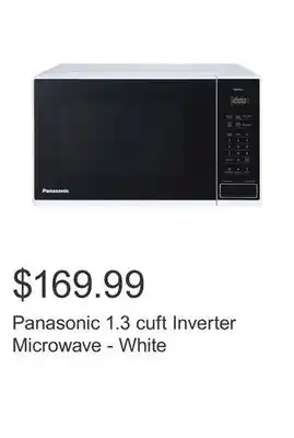 Costco Panasonic 1.3 cuft Inverter Microwave - White offer