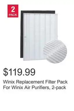 Costco Winix Replacement Filter Pack For Winix Air Purifiers, 2-pack offer