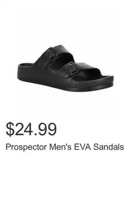 Costco Prospector Men's EVA Sandals offer